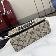 Kitlife Gucci Horsebit 1955 Mini Bag Beige & Brown GG Supreme 855566 18.5x13x7cm - 6