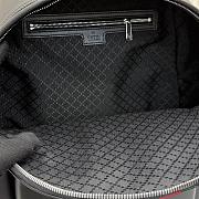 Kitlife Gucci Web Trademark Large Backpack Black Soft Leather ‎866981 36.5x41x18cm - 2