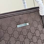 Kitlife Gucci Tribeca Large Tote Bag Dark Brown GG Denim 874745 38x29.5x13cm - 6