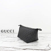 Kitlife Gucci Essence Classic Small Toiletry Case Black Canvas 875159 21.5x16x13.5cm  - 6