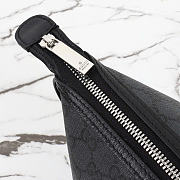 Kitlife Gucci Essence Classic Small Toiletry Case Black Canvas 875159 21.5x16x13.5cm  - 3