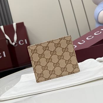 Kitlife Gucci Essence Classic Bi-fold Wallet Beige 876390 11x19cm