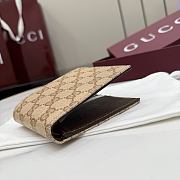 Kitlife Gucci Essence Classic Bi-fold Wallet Beige 876390 11x19cm - 5