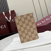 Kitlife Gucci Essence Classic Passport Case Beige 876432 9.5x13.5cm - 1