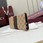 Kitlife Gucci Long Wallet With Web Beige 876047 19x10x1.5cm  - 6