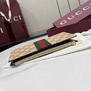Kitlife Gucci Long Wallet With Web Beige 876047 19x10x1.5cm  - 3