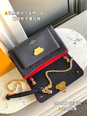 Kitlife Louis Vuitton Vavin Chain Bag Dark Blue M52271 25x17x9.5cm - 3