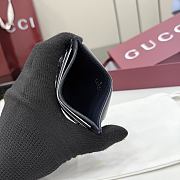 Kitlife Gucci Card Case with Gucci Plaque Dark Blue GG Denim 875795 10x7cm - 6