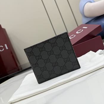 Kitlife Gucci Essence Classic Bi-fold Wallet Black 876390 11x19cm 