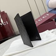 Kitlife Gucci Essence Classic Passport Case Black 876432 9.5x13.5cm  - 6