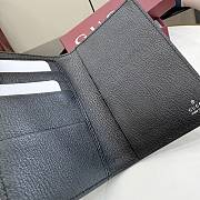 Kitlife Gucci Essence Classic Passport Case Black 876432 9.5x13.5cm  - 4