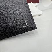 Kitlife Gucci Essence Classic Passport Case Black 876432 9.5x13.5cm  - 2