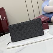 Kitlife Gucci Essence Classic Zip-around Wallet Black 876434 19x10.5x2.5cm - 1