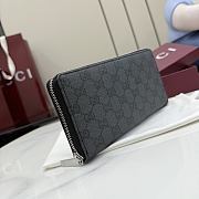 Kitlife Gucci Essence Classic Zip-around Wallet Black 876434 19x10.5x2.5cm - 4