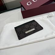 Kitlife Gucci Card Case with Gucci Plaque Dark Brown 875795 10x7cm - 6