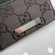 Kitlife Gucci Card Case with Gucci Plaque Dark Brown 875795 10x7cm - 3
