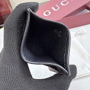 Kitlife Gucci Card Case with Gucci Plaque Dark Brown 875795 10x7cm - 2
