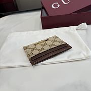 Kitlife Gucci Card Case with Gucci Plaque Beige 875795 10x7cm  - 6