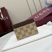 Kitlife Gucci Card Case with Gucci Plaque Beige 875795 10x7cm  - 2