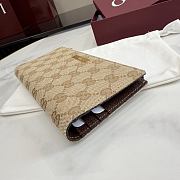 Kitlife Gucci Long Wallet with Gucci Plaque Beige 875805 19x10x1.5cm  - 4