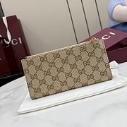 Kitlife Gucci Long Wallet with Gucci Plaque Beige 875805 19x10x1.5cm  - 2
