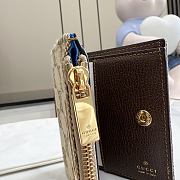 Kitlife Gucci Small Wallet with Gucci Plaque Beige 875798 10x8cm  - 4