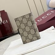 Kitlife Gucci Bi-color GG Marmont Card Case Beige and Black 855484 8x11x2cm - 4