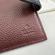 Kitlife Gucci Bi-color GG Marmont Card Case Black 855484 8x11x2cm  - 3