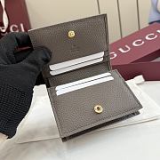 Kitlife Gucci Bi-color GG Marmont Small Wallet Beige & Brown 841358 11x8.5x3cm - 3