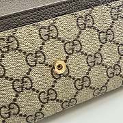 Kitlife Gucci Bi-color GG Marmont Continental Wallet Beige & Brown 456116 19x10x3.5cm - 5