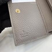 Kitlife Gucci Bi-color GG Marmont Small Wallet Beige & Brown 772738 11.5x8x3cm - 3