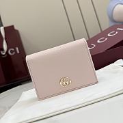 Kitlife Gucci Bi-color GG Marmont Small Wallet Pink 841358 11x8.5x3cm  - 1