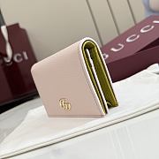 Kitlife Gucci Bi-color GG Marmont Small Wallet Pink 841358 11x8.5x3cm  - 5