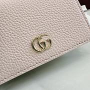 Kitlife Gucci Bi-color GG Marmont Small Wallet Pink 841358 11x8.5x3cm  - 4