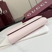 Kitlife Gucci Bi-color GG Marmont Continental Wallet Pink 456116 19x10x3.5cm - 4