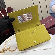 Kitlife Gucci Bi-color GG Marmont Wallet On Chain Pink 497985 20x12.5x4cm - 5
