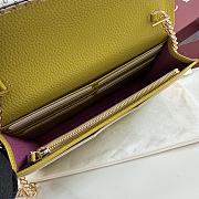 Kitlife Gucci Bi-color GG Marmont Wallet On Chain Pink 497985 20x12.5x4cm - 2