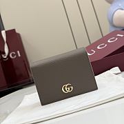 Kitlife Gucci Bi-color GG Marmont Small WalletBrown 841358 11x8.5x3cm - 1