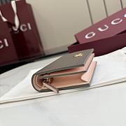 Kitlife Gucci Bi-color GG Marmont Small WalletBrown 841358 11x8.5x3cm - 6