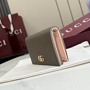 Kitlife Gucci Bi-color GG Marmont Small WalletBrown 841358 11x8.5x3cm - 5