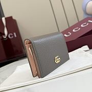 Kitlife Gucci Bi-color GG Marmont Small WalletBrown 841358 11x8.5x3cm - 4