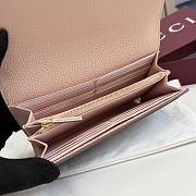 Kitlife Gucci Bi-color GG Marmont Continental Wallet Brown 456116 19x10x3.5cm  - 4