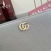 Kitlife Gucci Bi-color GG Marmont Zip Around Wallet Brown 456117 10.5x19x2cm - 6
