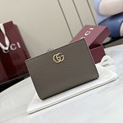 Kitlife Gucci Bi-color GG Marmont Small Wallet Brown 772738 11.5x8x3cm - 1