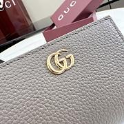 Kitlife Gucci Bi-color GG Marmont Small Wallet Brown 772738 11.5x8x3cm - 4