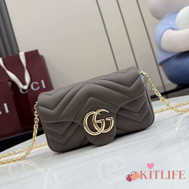 Kitlife Gucci GG Marmont Mini Shoulder Bag 841290 16.5x9.5x4.5cm - 1