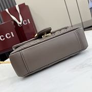 Kitlife Gucci GG Marmont Small Shoulder Bag Brown 837280 22x12.5x6cm - 6