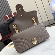 Kitlife Gucci GG Marmont Small Shoulder Bag Brown 837280 22x12.5x6cm - 2