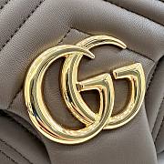 Kitlfie Gucci GG Marmont Medium Shoulder Bag Brown 837267 26x15x7cm - 3