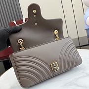 Kitlfie Gucci GG Marmont Medium Shoulder Bag Brown 837267 26x15x7cm - 2